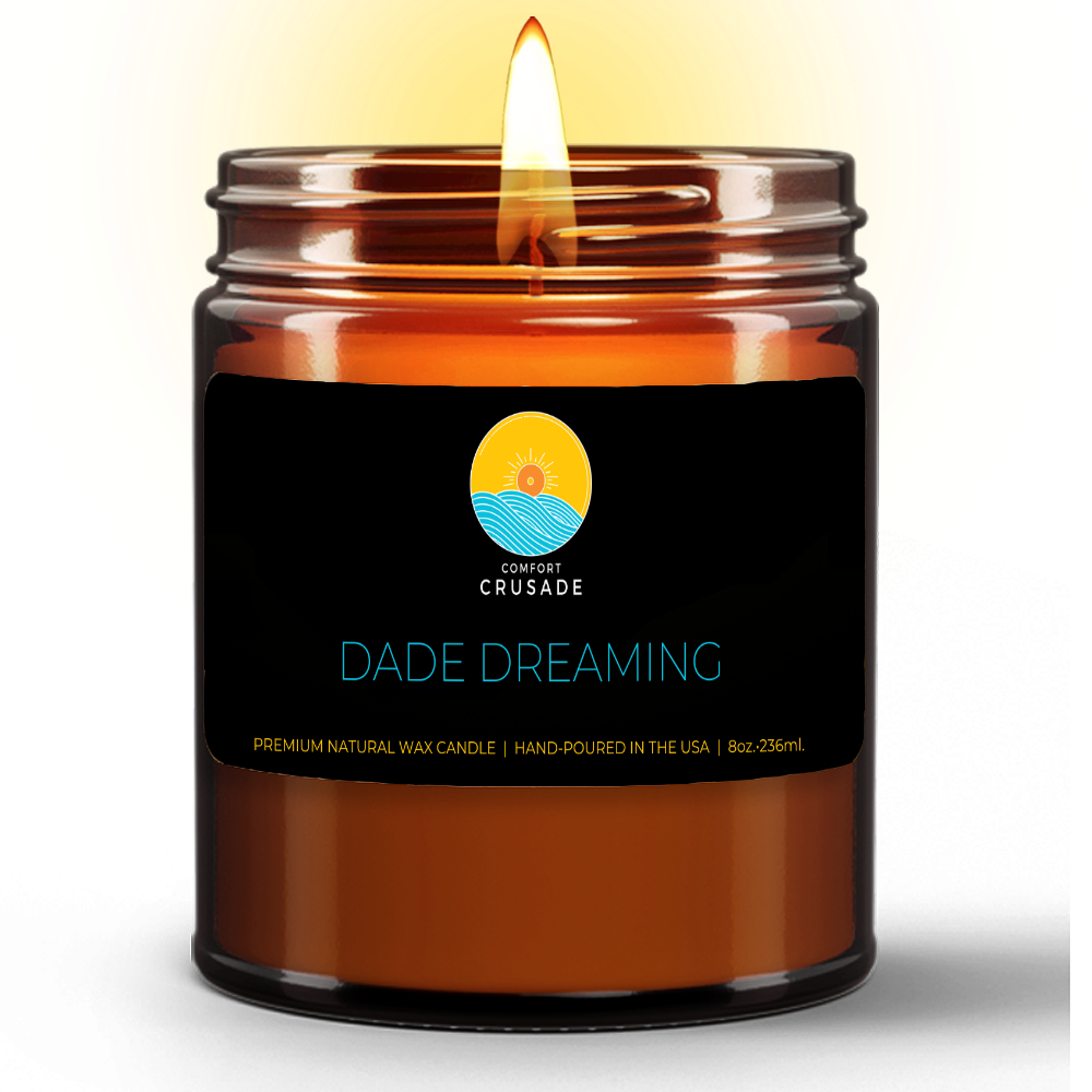 Comfort Crusade Dade Dreaming Natural Wax Candle (9oz)